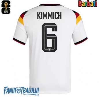 Germania Joshua Kimmich #6 Tricou Fotbal Replică Mondial 2026 Barbati Acasa